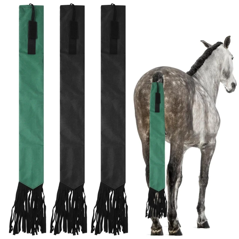 DORMIYA Sacs de Queue Cheval – Ensemble 3 Pièces en Oxford, Attache Nylon Reglable