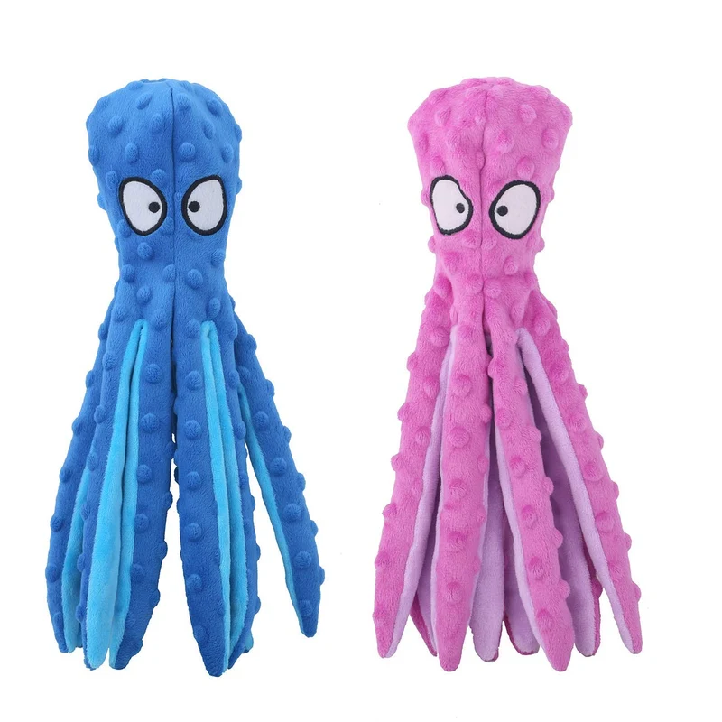 CPYOSN – Jouet Chien Poulpe Sans Garniture – Lot de 2 Peluches Siffantes