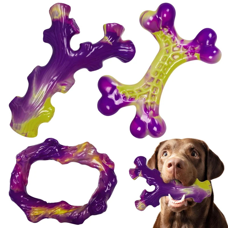Frienhund – Jouets durables pour chiens agressifs, ensemble de 3 en nylon
