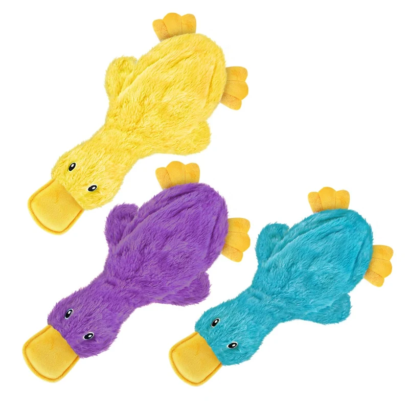 Best Pet Supplies - Jouet Chien Siffant Interactif Canard Crissant (Grand) – Pour Chiens Petits, Moyens et Grands