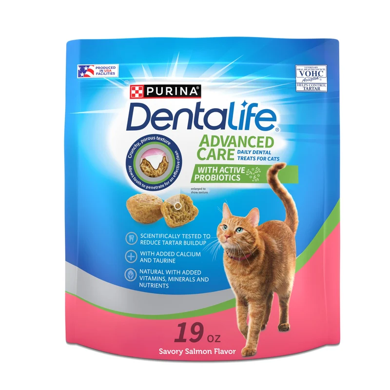 Purina DentaLife – Friandises dentaires au saumon, 19 oz, fabriqué aux États‑Unis