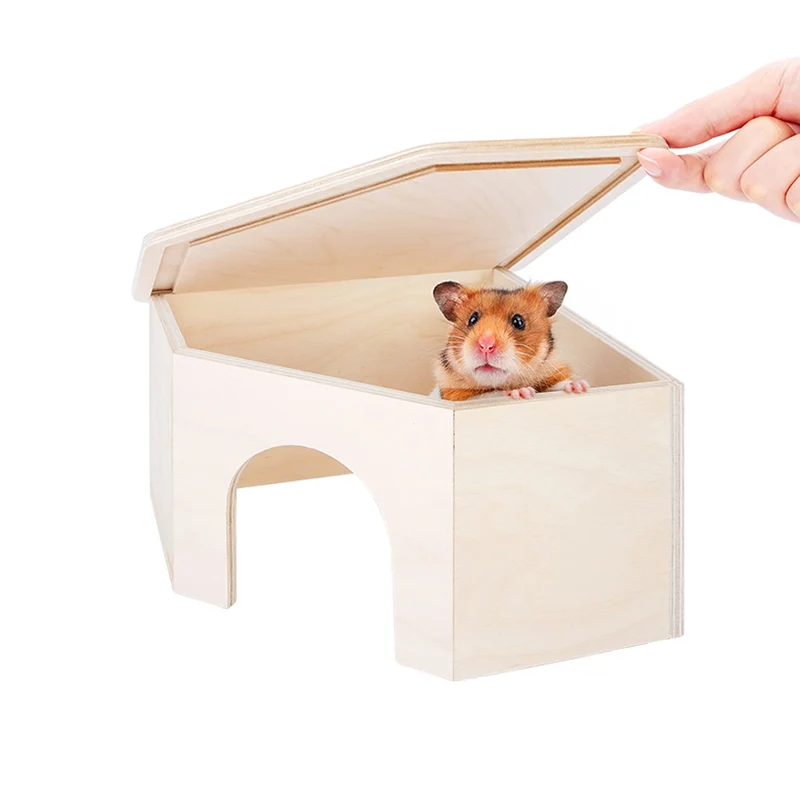 Niteangel Cachette-Labyrinthe en Bouleau pour Hamster – Habitat Bois Déco