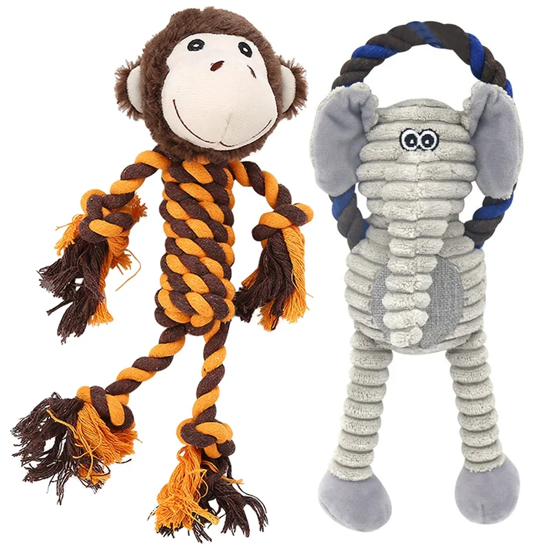 HUGEME: Jouets corde pour chien – Jeux interactifs et durables pour chiens de toutes tailles