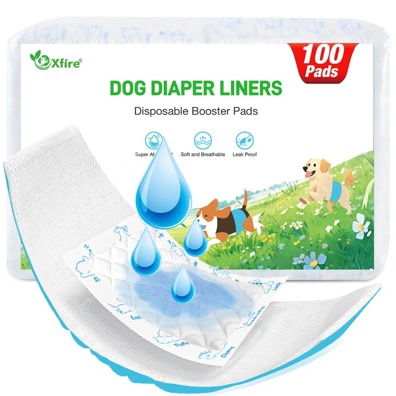 Xfire Coussinets absorbants pour couches canines — boosters pour chiens (100 unités)