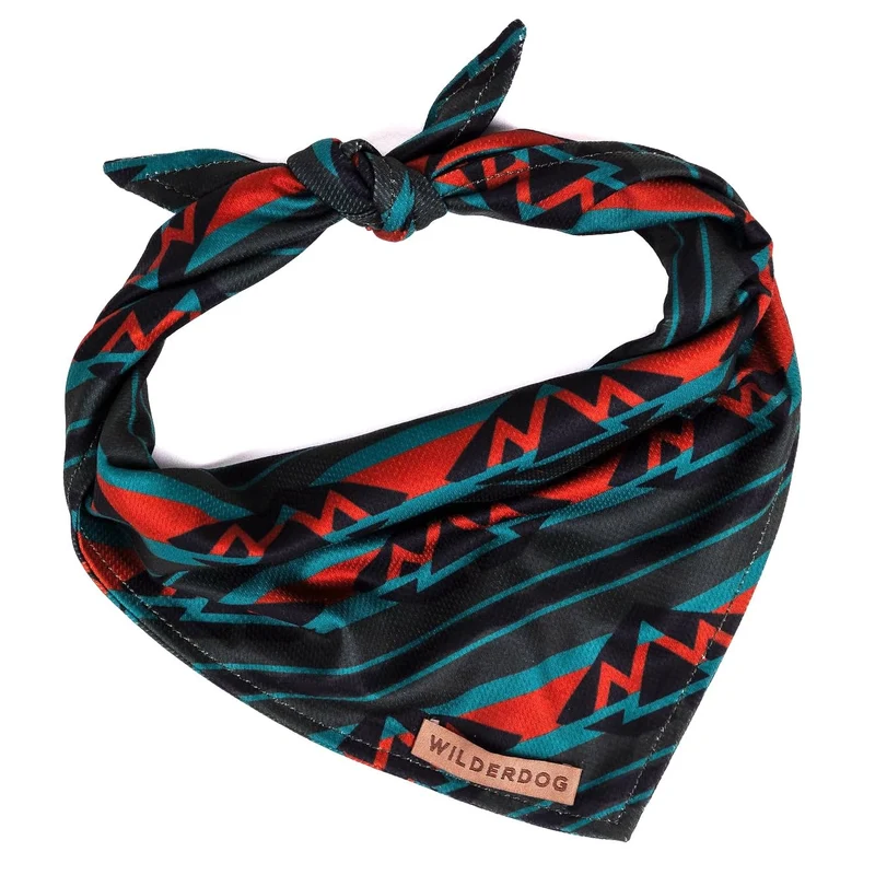 Bandana pour chien Wilderdog – Maille légère olive, séchage rapide et garantie à vie
