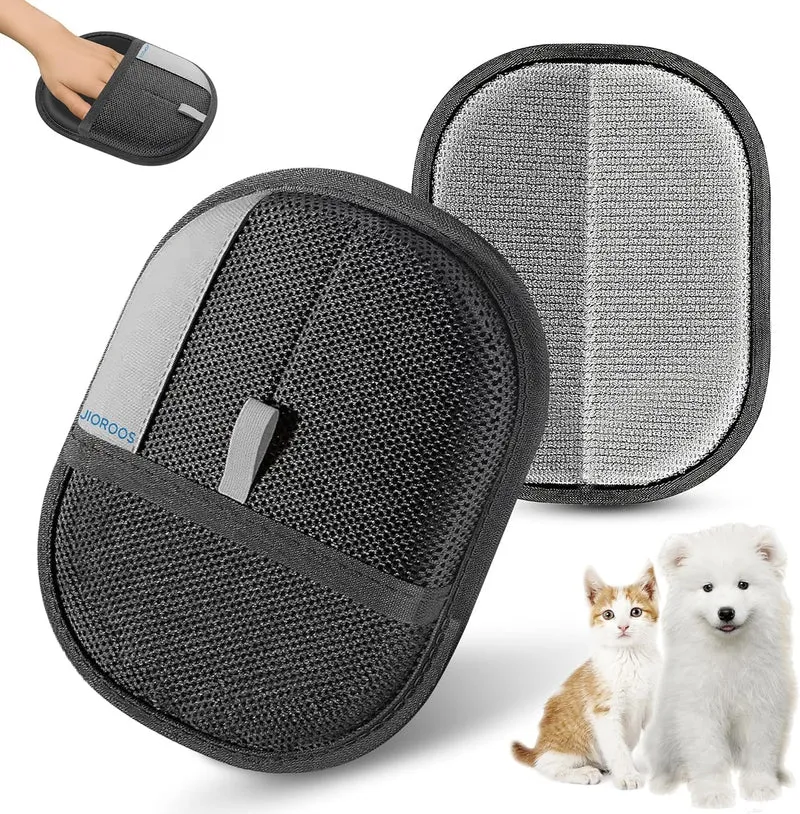 Gant anti-poils Jioroos – Nettoyage électrostatique réutilisable pour chats et chiens