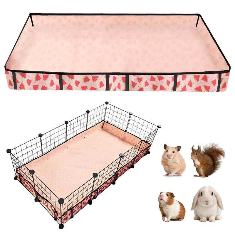 JOGEPEYO Tapis de Cage Imperméable – Liner Lavable et Réutilisable 24x48 pouces