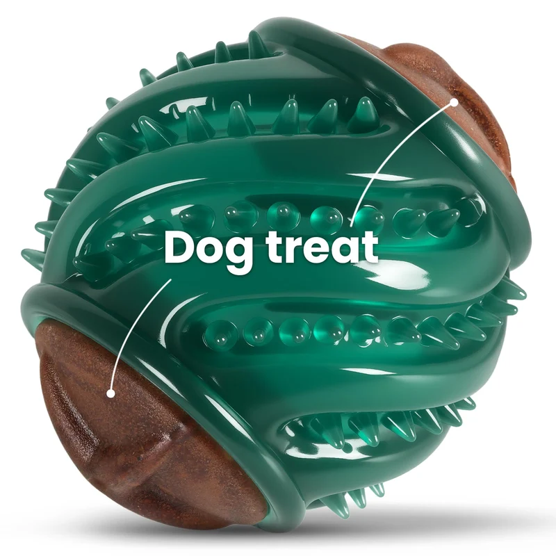 ChienPlay Balle à Friandises Épines – Jouet Interactif Masticatoire pour Chiens 11–36 kg