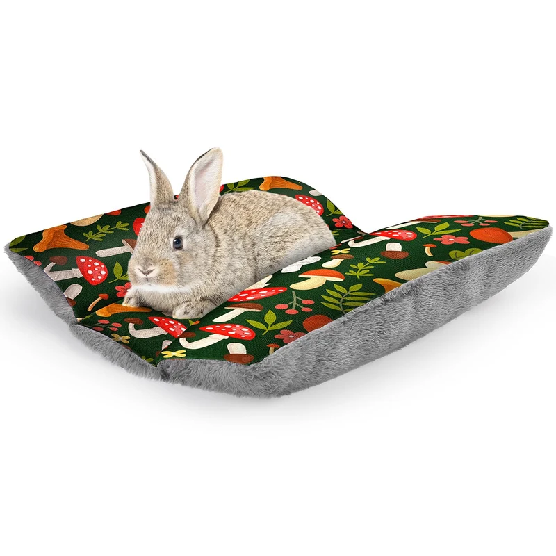 Lit Lapin Hedgeink 18x15 — Coussin Doux, Double-Face et Lavable