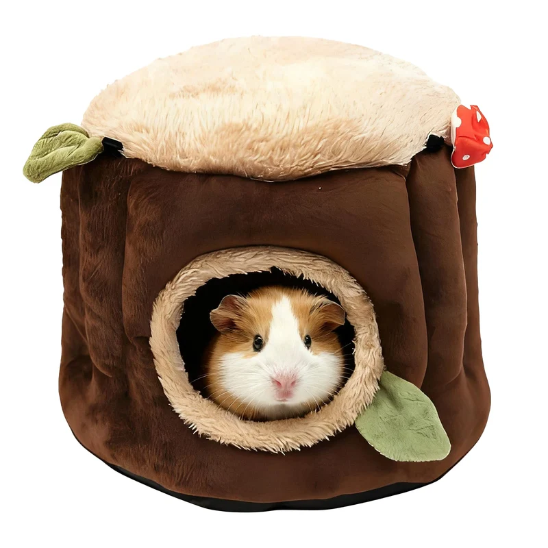 LYART Litière et Cachette Chauffante 2.L – Couchage Lavable pour Cobayes, Hamsters et Petits Animaux