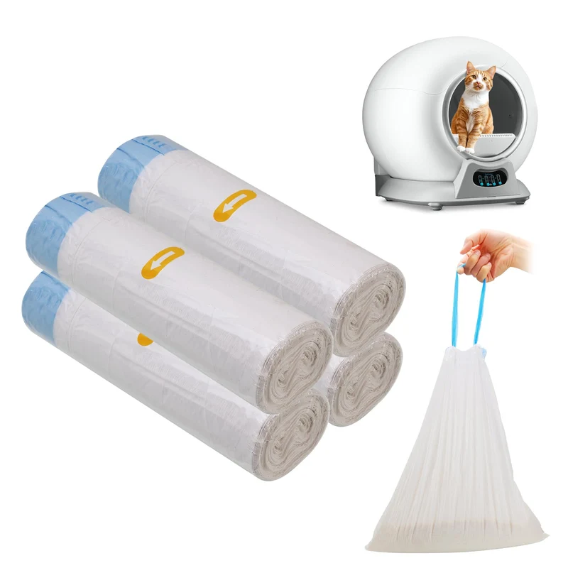Runhike Sacs Litière compatibles Petcove – 18x16, 4 Rouleaux, Durables