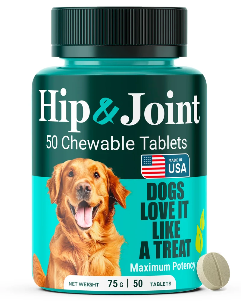 NatureFlow – Complément articulations pour chiens, moule à lèvres vertes 300 mg, glucosamine, MSM & chondroïtine