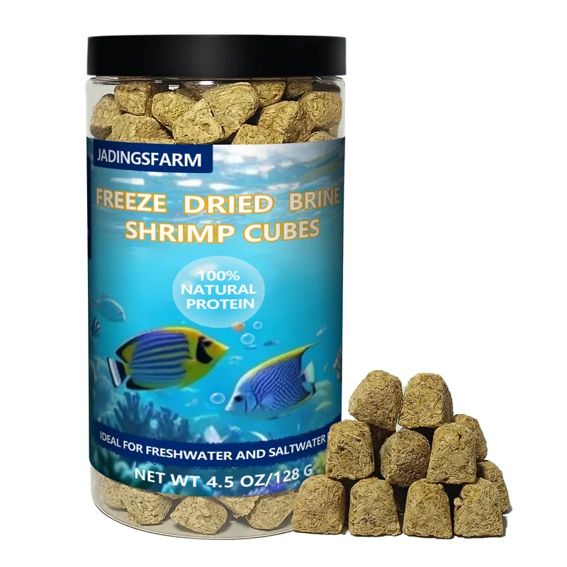 JADINGSFARM Cubes d’artémies lyophilisées – Alimentation pour poissons tropicaux et tortues (4,5 oz)