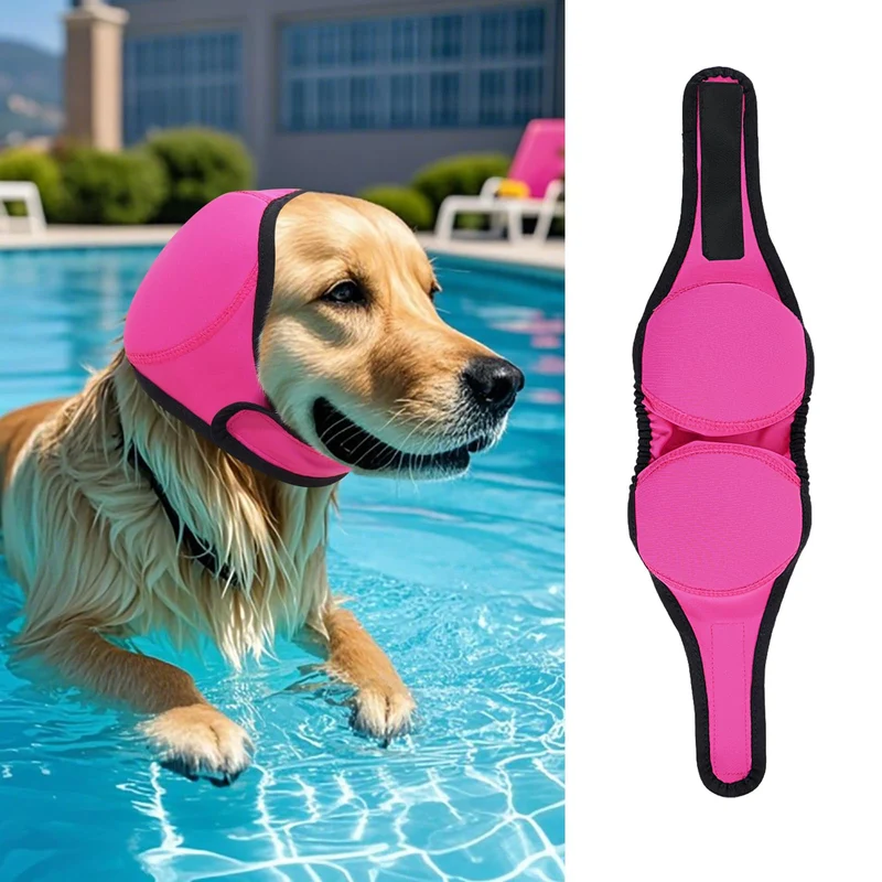 LIANZIMAU Couvre-oreilles pour Chien — Protection Eau, Bruit et Séchage Réutilisable
