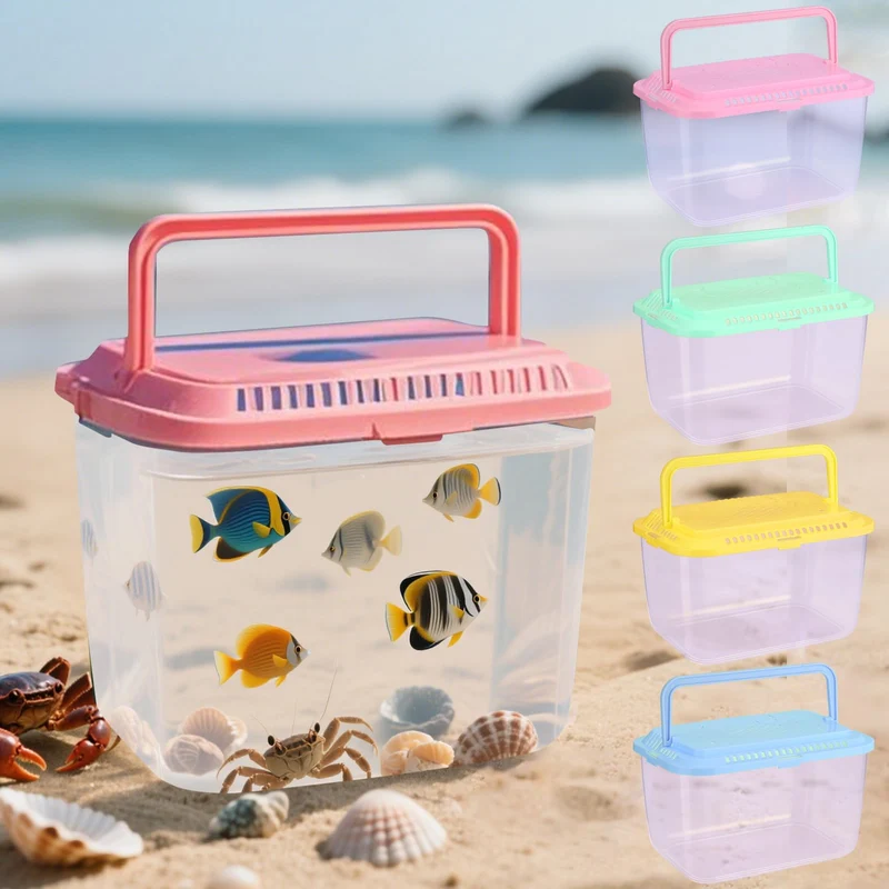Vodolo Beach Aquarium – Ensemble 4 pièces pour plage, observation et transport