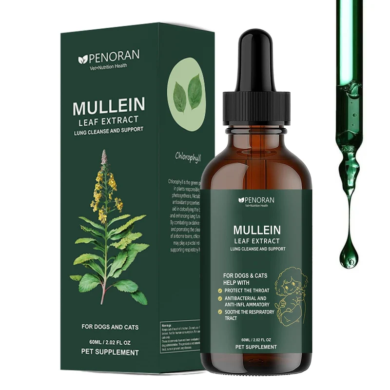 Penoran Gouttes Molène pour Animaux – Soutien Respiratoire Naturel