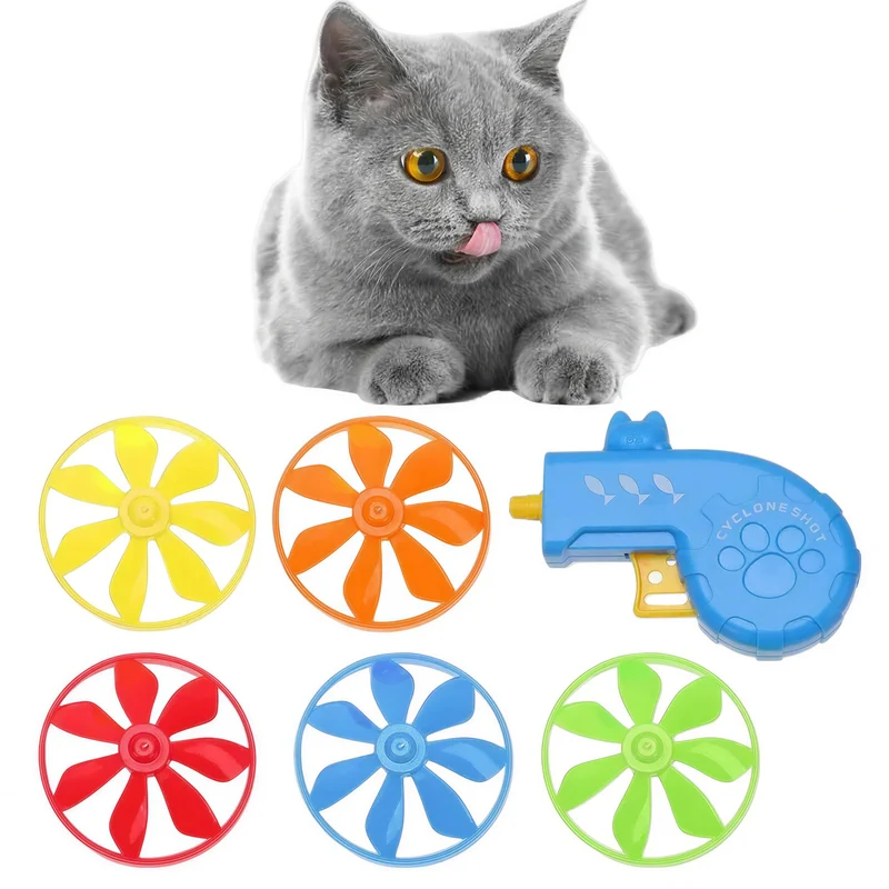 Lanceur de disque volant pour chat