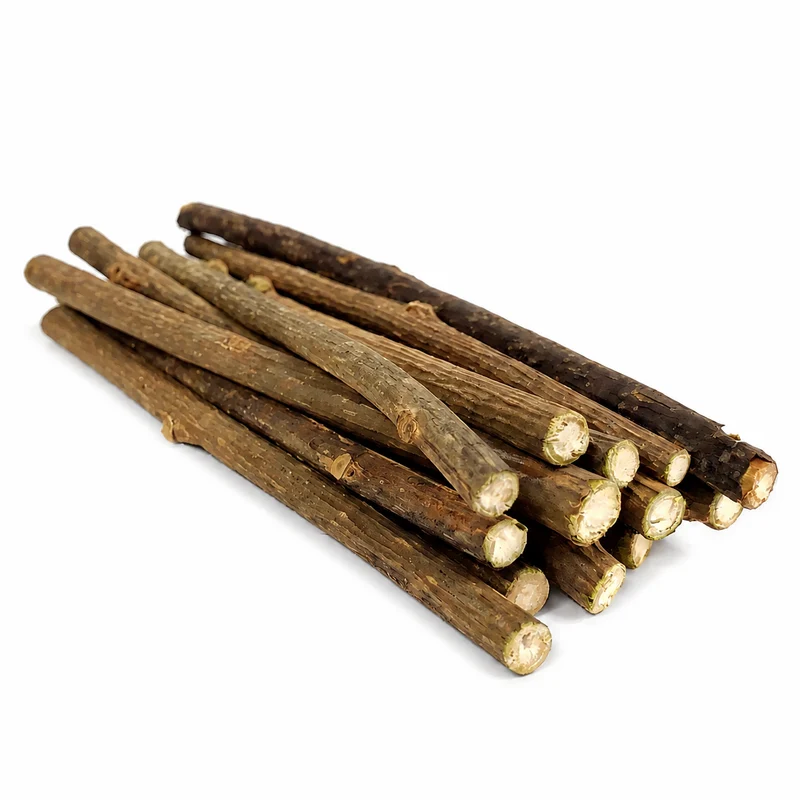 Bâtonnets en bois pour nettoyage des dents pour chat