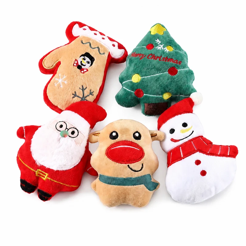 Lot de 5 Jouets pour Chat de Noel