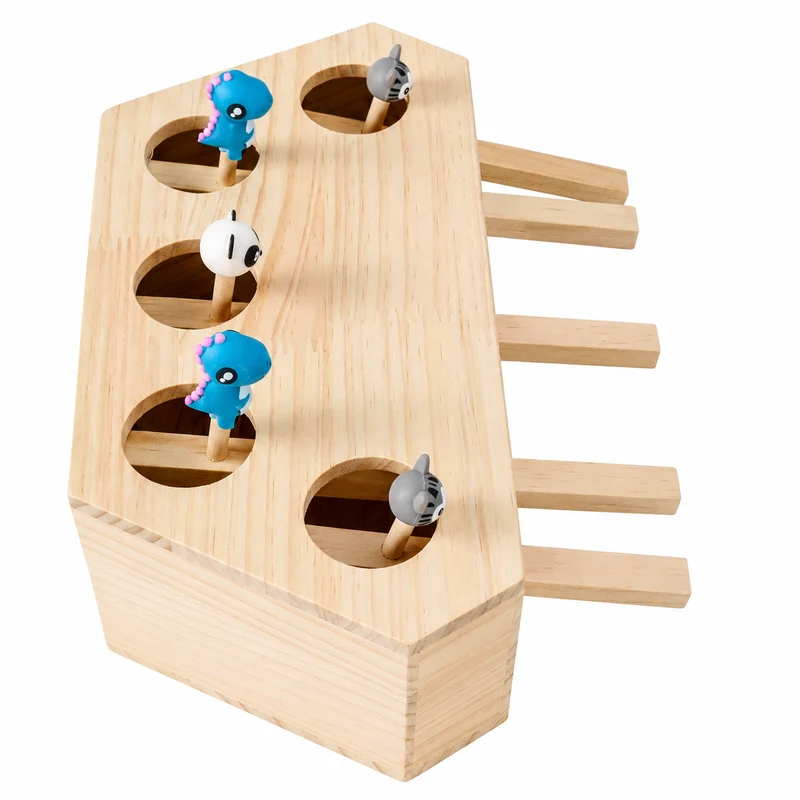 Jeu éducatif en bois - AttrapCat'™