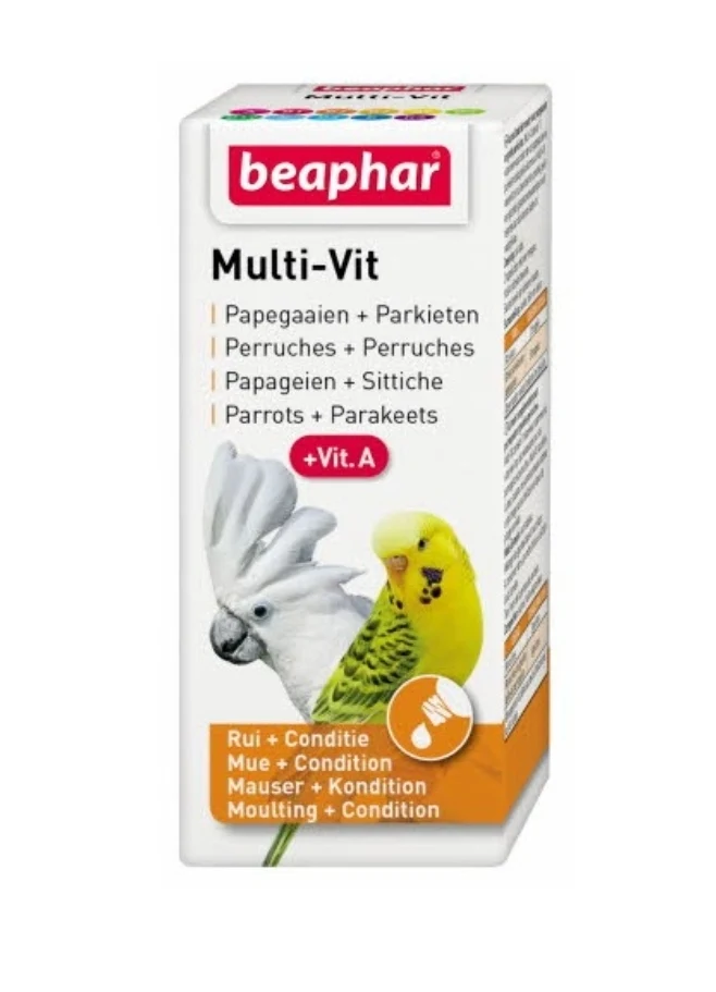Multi-Vit Perroquet Perruches 20ml - Beaphar