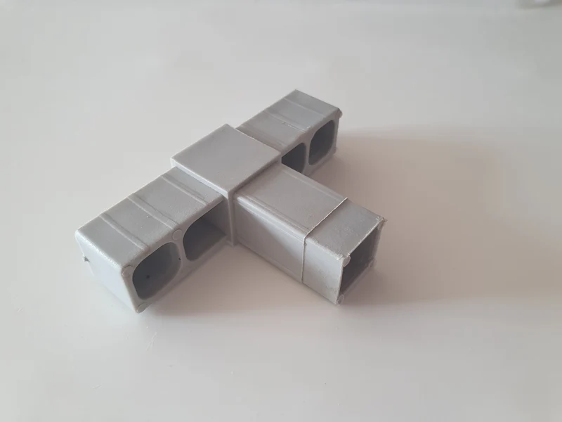 volière de pièce de connexion en T