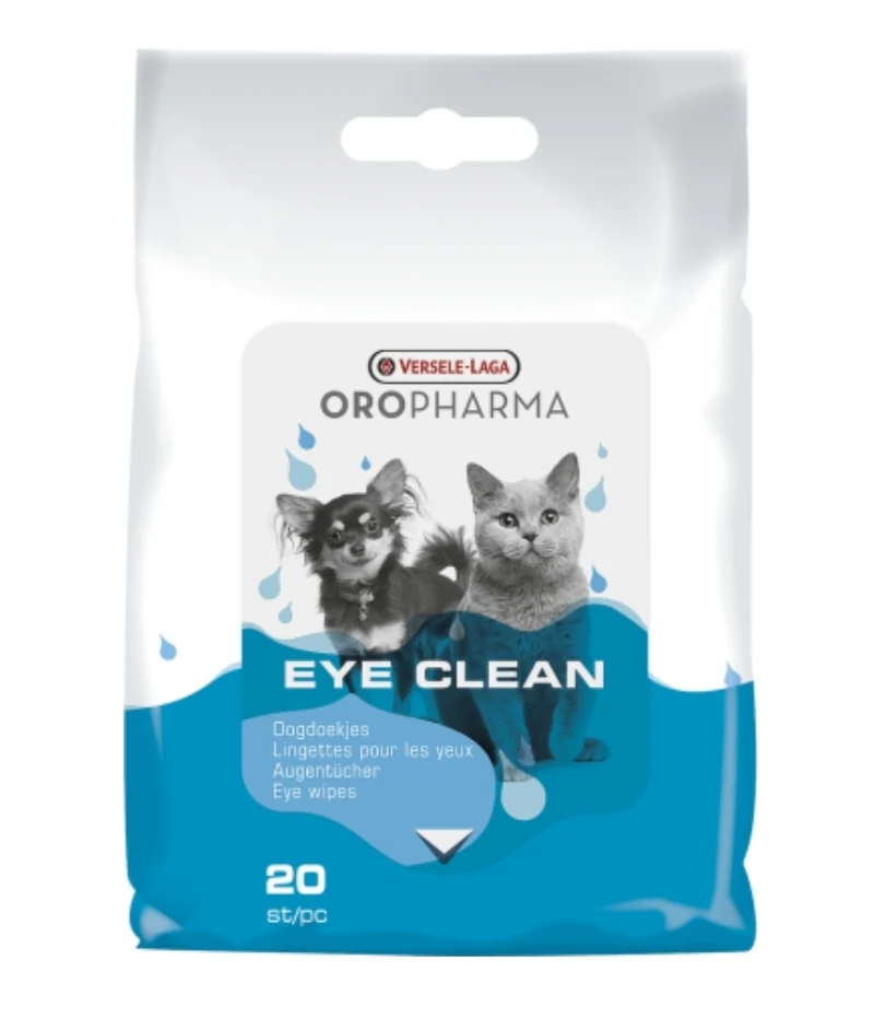 Oropharma Eye Clean 20 pièces - Lingettes humides pour les yeux