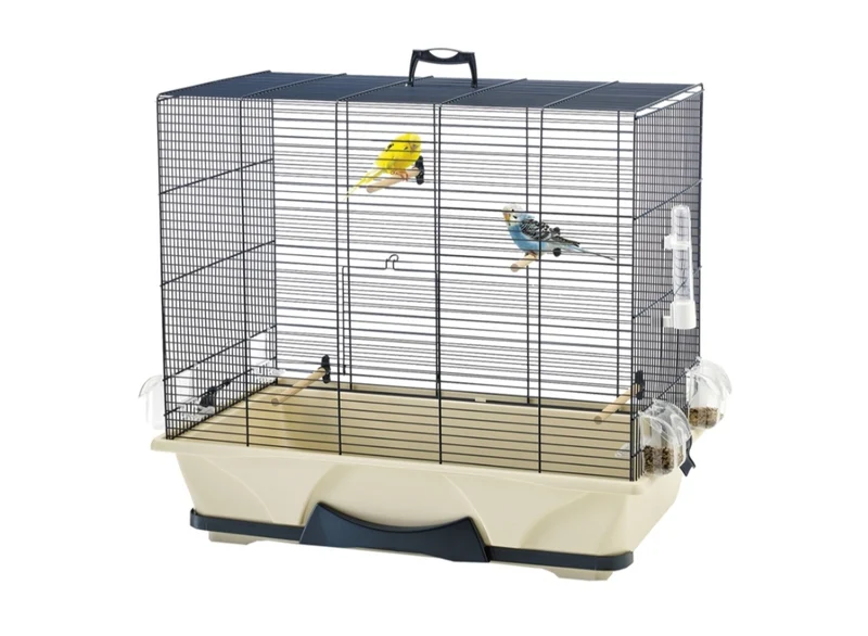 CAGE PETIT OISEAU PRIMO50 MARINEB\BEIG 64X38X56CM