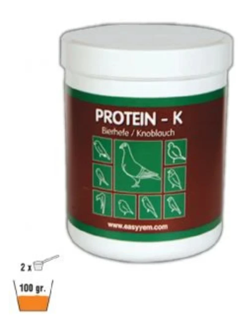 Protéine - K, Levure De Bière Et Ail 250 grammes - Easyyem