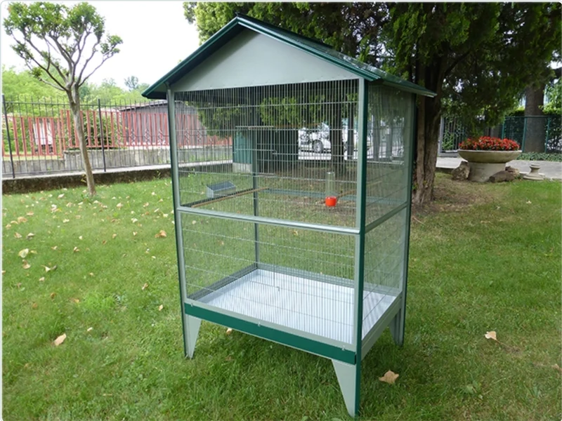 AVIO NR 16 VERT AVEC TOIT BLANC 122X93X173CM
