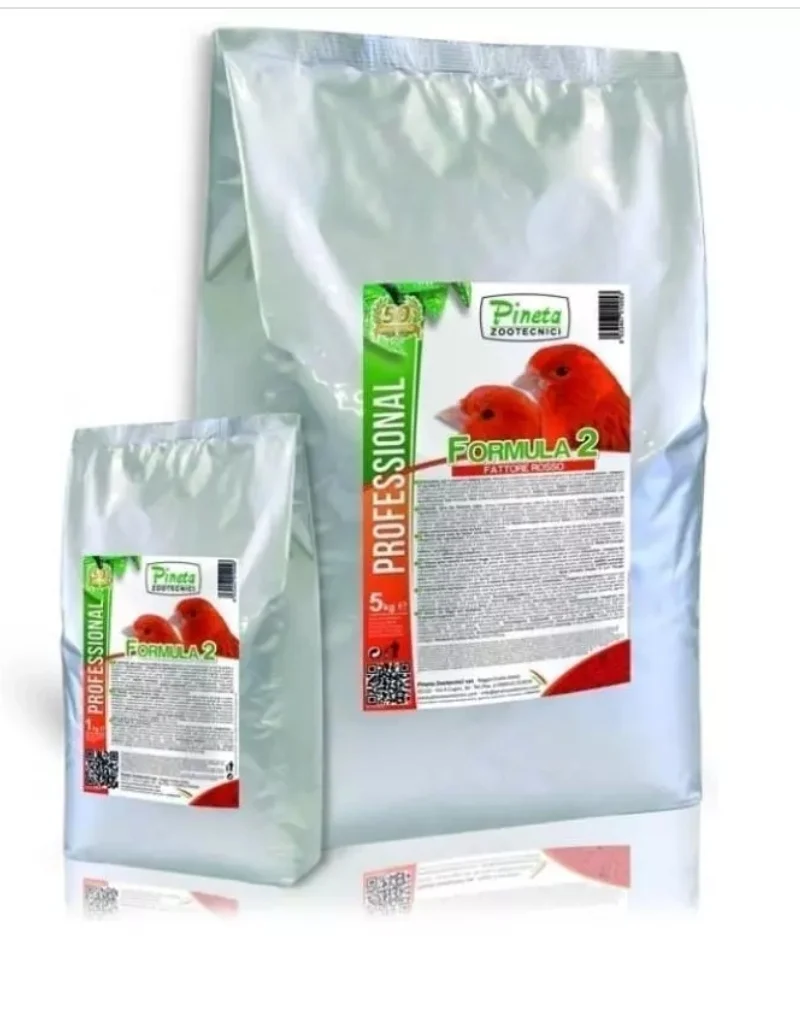 Formule 2 Fattore Rosso 1kg (+ bêta-carotène et canthaxanthine) - Pineta Zootecnisi