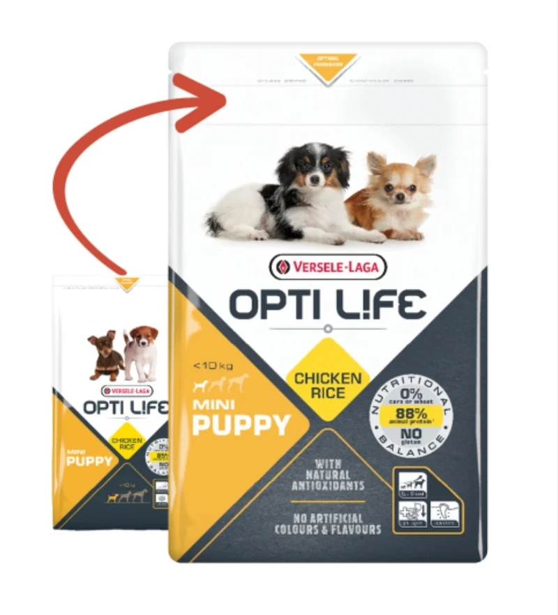 Puppy Mini - Petites Races - Poulet 7,5kg - Opti Life