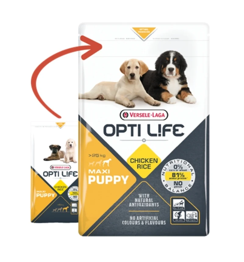Puppy Maxi - Grandes Races - Poulet 12,5 Kg - Opti Life