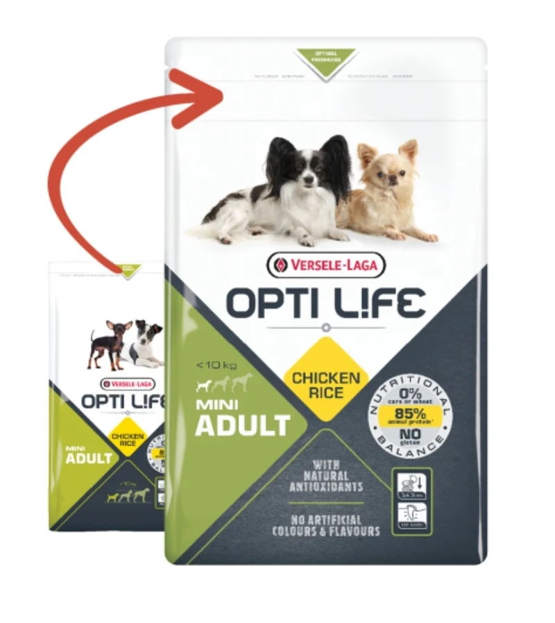Adult Mini - Petits Chiens Adultes - Poulet 2,5kg - Opti Life