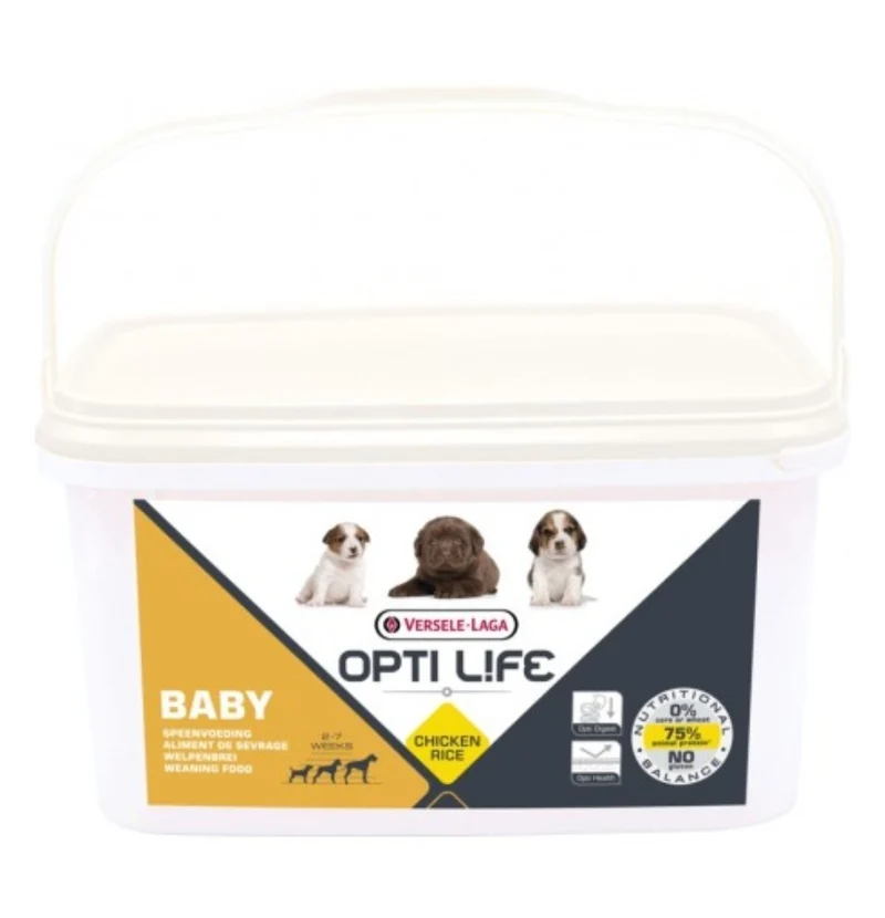Aliment pour bébés 3 kg - Aliment pour chiots - Opti Life