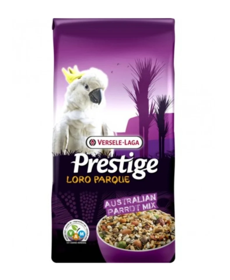 Prestige Loro Parque Mélange Perroquet Australien 15kg - Versele Laga