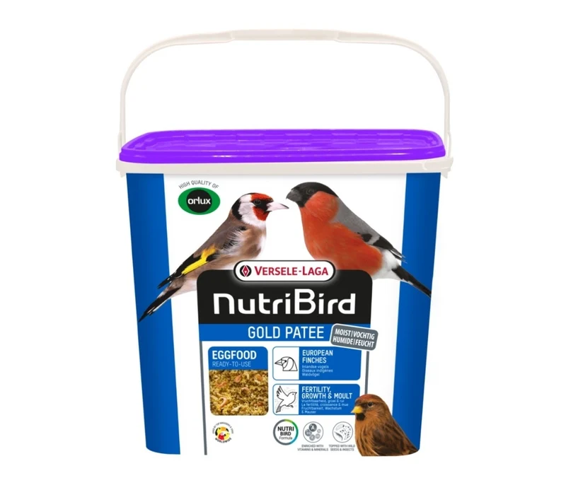 Nutribird Gold Patee Oiseaux Domestiques 5kg (Pâtée aux œufs prête à l'emploi Orlux pour oiseaux domestiques)
