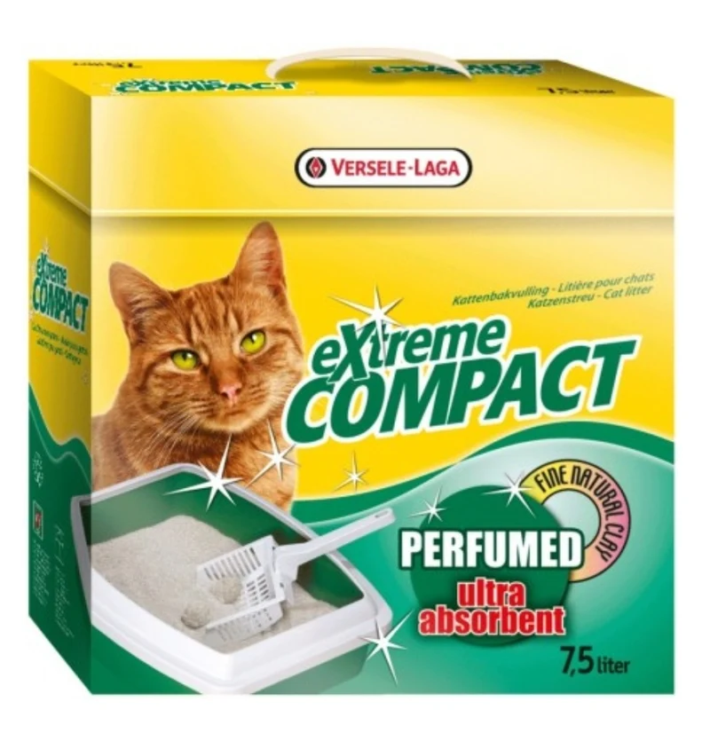 Versele-Laga EXtreme Compact 7,5 L - Litière pour chat agglomérante de qualité supérieure, granulés d'argile
