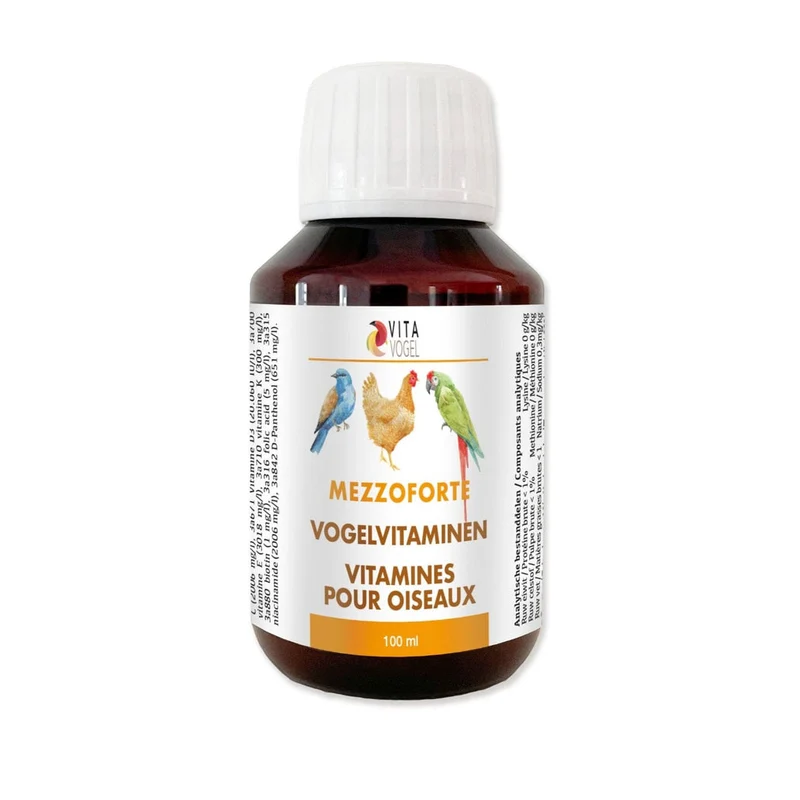 Mezzoforte Vitamines pour Oiseaux 100ml - Vita Vogel