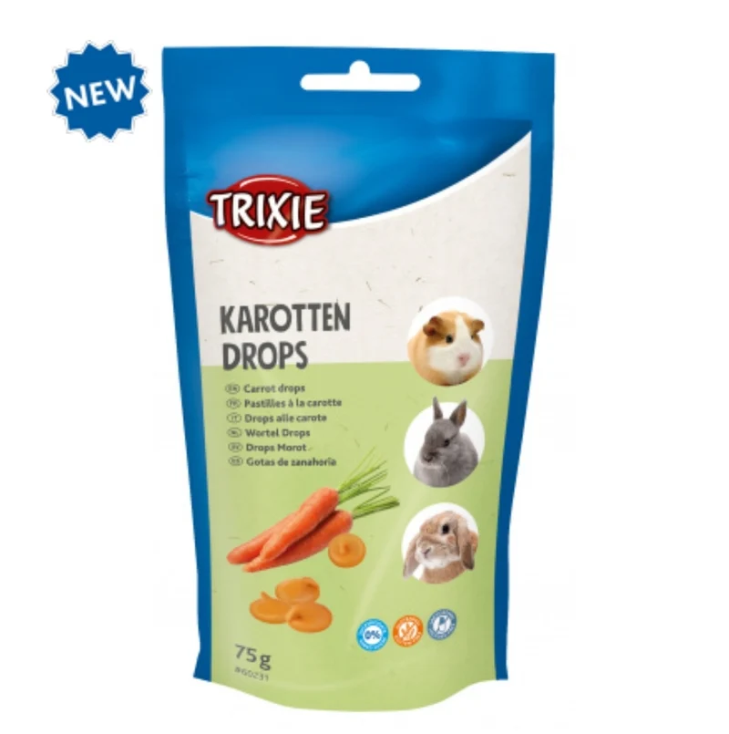 Trixie Carotte gouttes 75 grammes