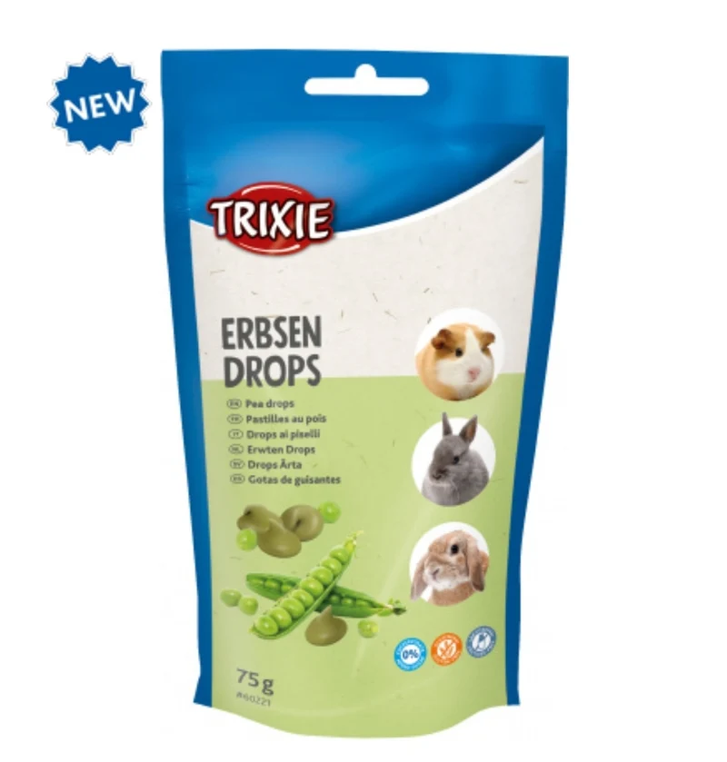 Trixie Pea drops 75 grammes