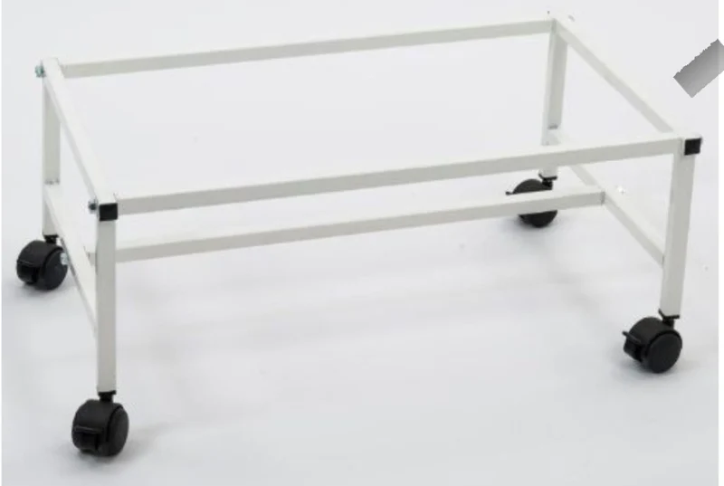 SUPPORT COVA 120*40CM H: 30 CM AVEC ROUES
