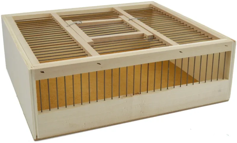 Boîte de transport en bois simple 35x31x11