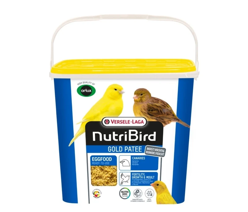 Nutribird Gold Patee Canaris 5kg (Pâtée aux œufs prête à l'emploi Orlux pour canaris)