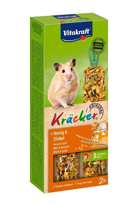 Hamster Vitakraft Kräcker au miel et à l'épeautre