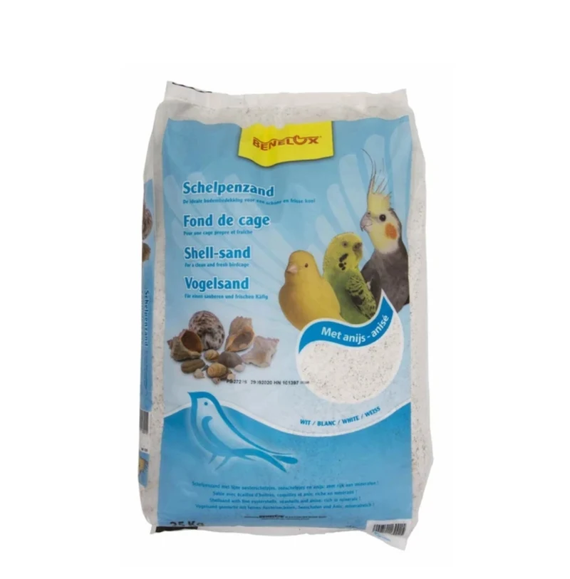 Coquillages blancs 🐚 sable à l'anis 25 kg - Benelux