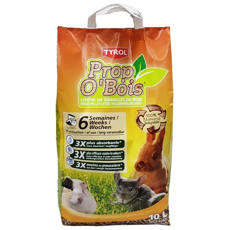 Granulés de bois Prop'Bois pour paillis Tyrol 10L