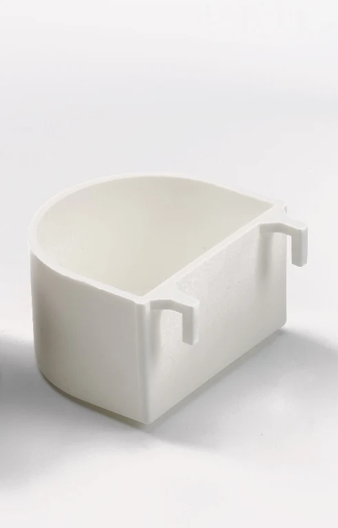 Mangeoire pour perroquets blanche
