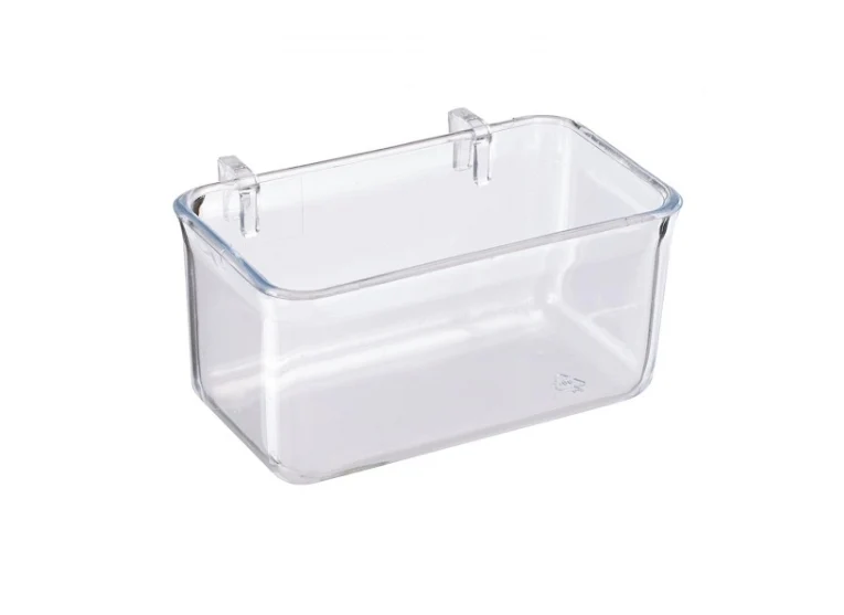 Bol alimentaire transparent avec crochets
