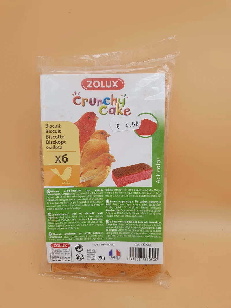 Gâteau croustillant Zoolux